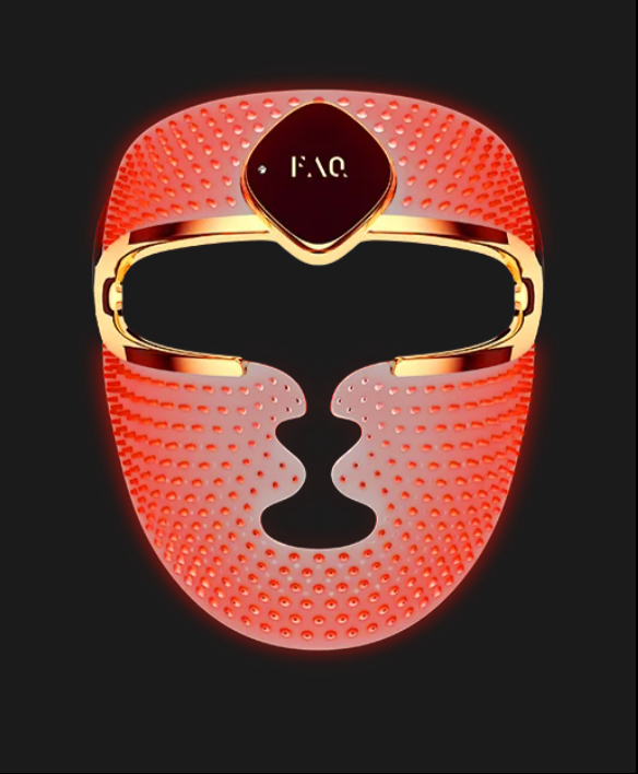 FAQ™ 202 - Smart Anti Aging NIR & 7-LED Light Face Mask + FAQ Silicone Cleaning Spray 60 ml included